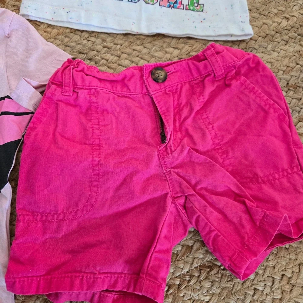 Disney and H&M Pink Minnie Mouse T-Shirt, Shorts and Matching Sets Size 2T/24mos